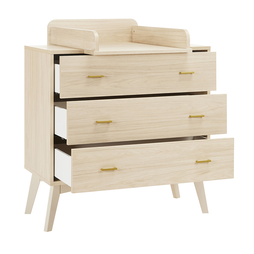 Commode 3 tiroirs Cameron 