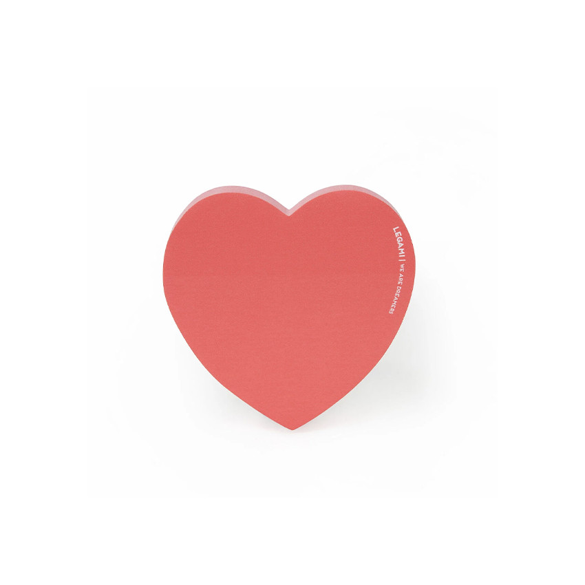 Bloc-notes adhésif cœur 