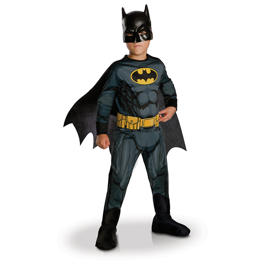 Déguisement Batman avec combinaison, cape et masque Taille 5-7 ans 