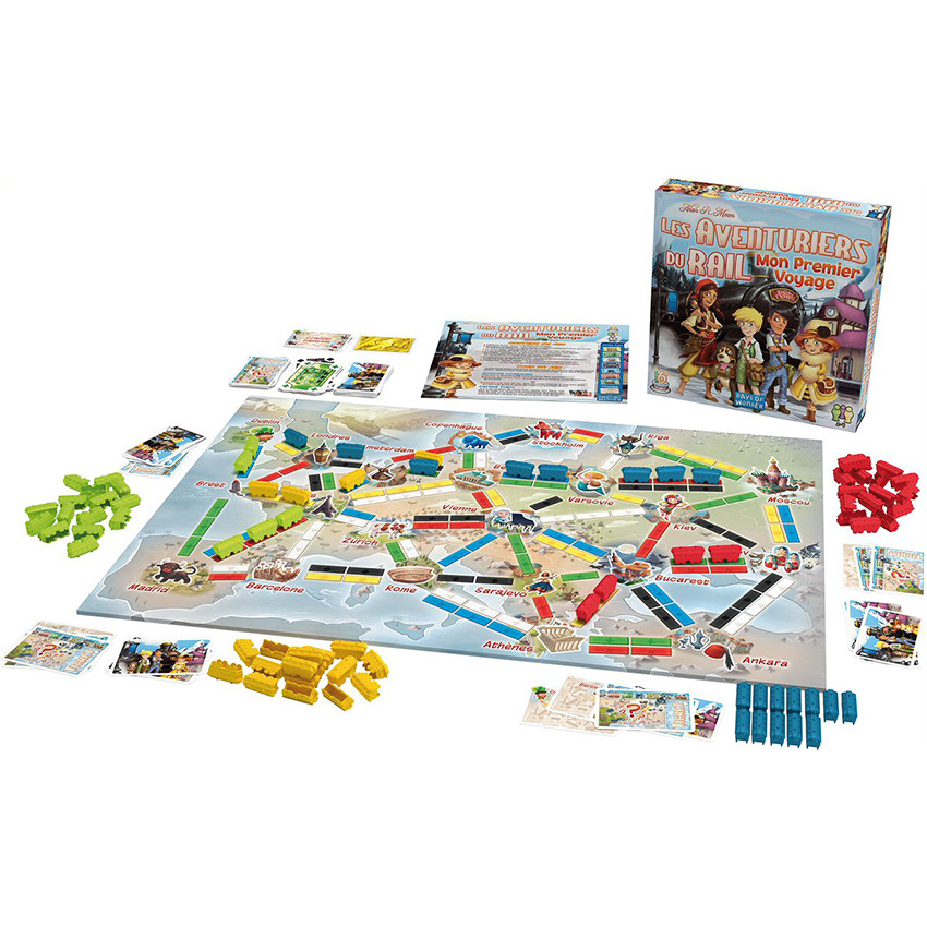 Jeux de Société - Aventuriers du Rail - Mon Premier Voyage 