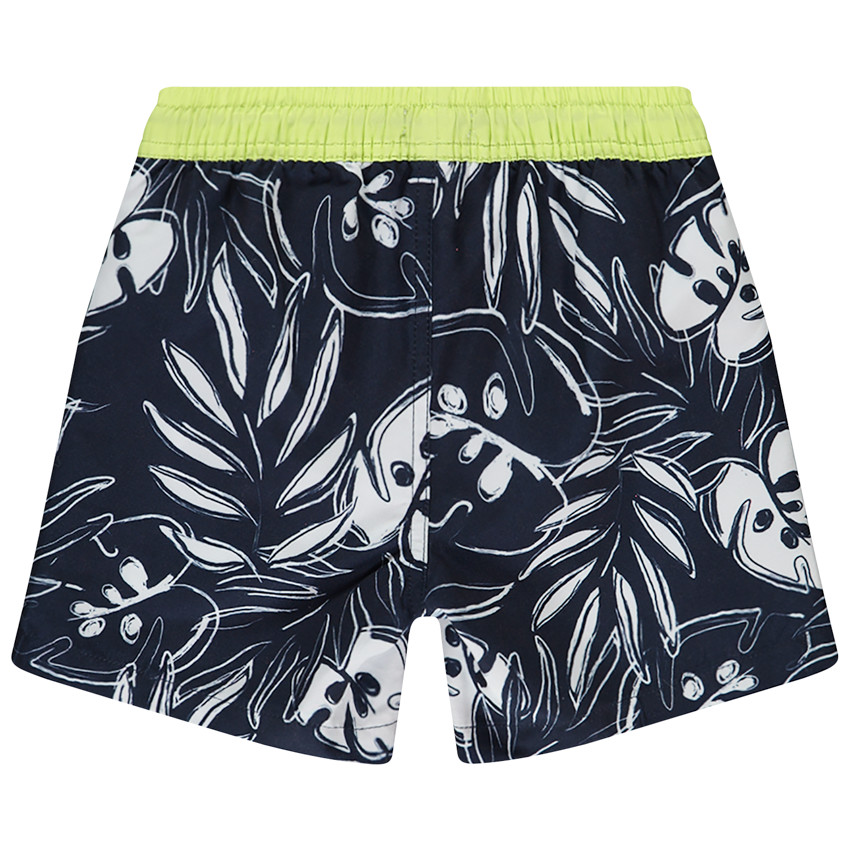 Short de bain imprimé feuillage pour garçon 