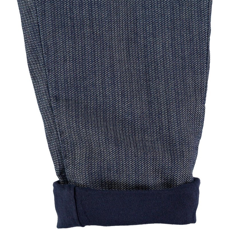 Pantalon en toile fantaisie avec bretelles élastiquées amovibles 