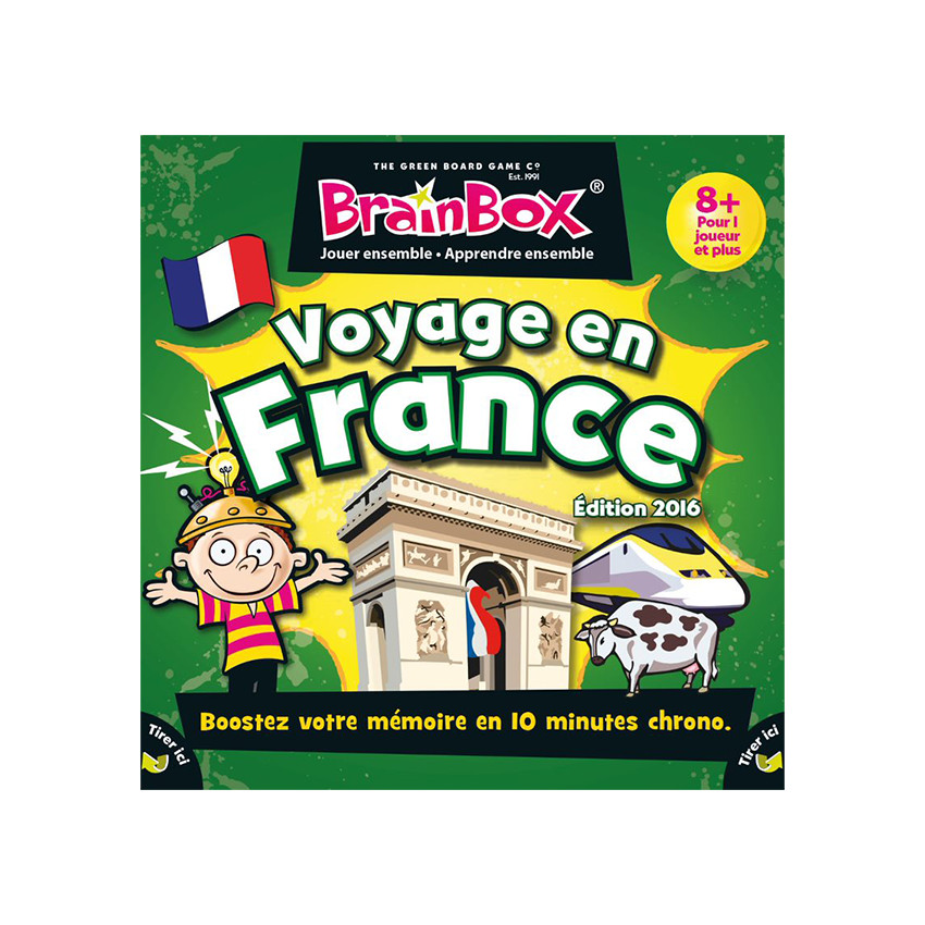 Jeux de Société BrainBox Voyage en France 