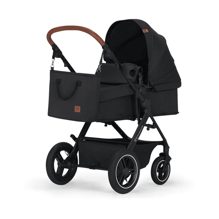 Poussette trio B-Tour 3 en 1 Mink Pro noir - Noir (Kinderkraft) - Image 1