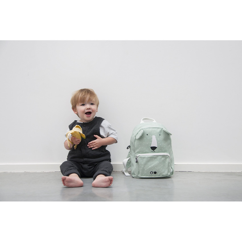 Sac à dos bébé en coton - Mr. Polar Bear 