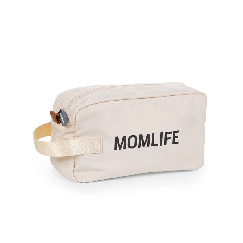 Trousse de toilette Momlife - Ecru/Noir 