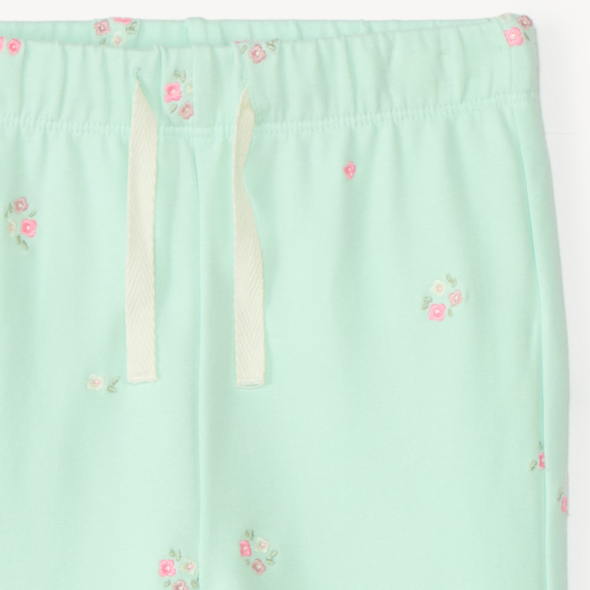 Pantalon de jogging en molleton broderie fantaisie pour bébé fille 
