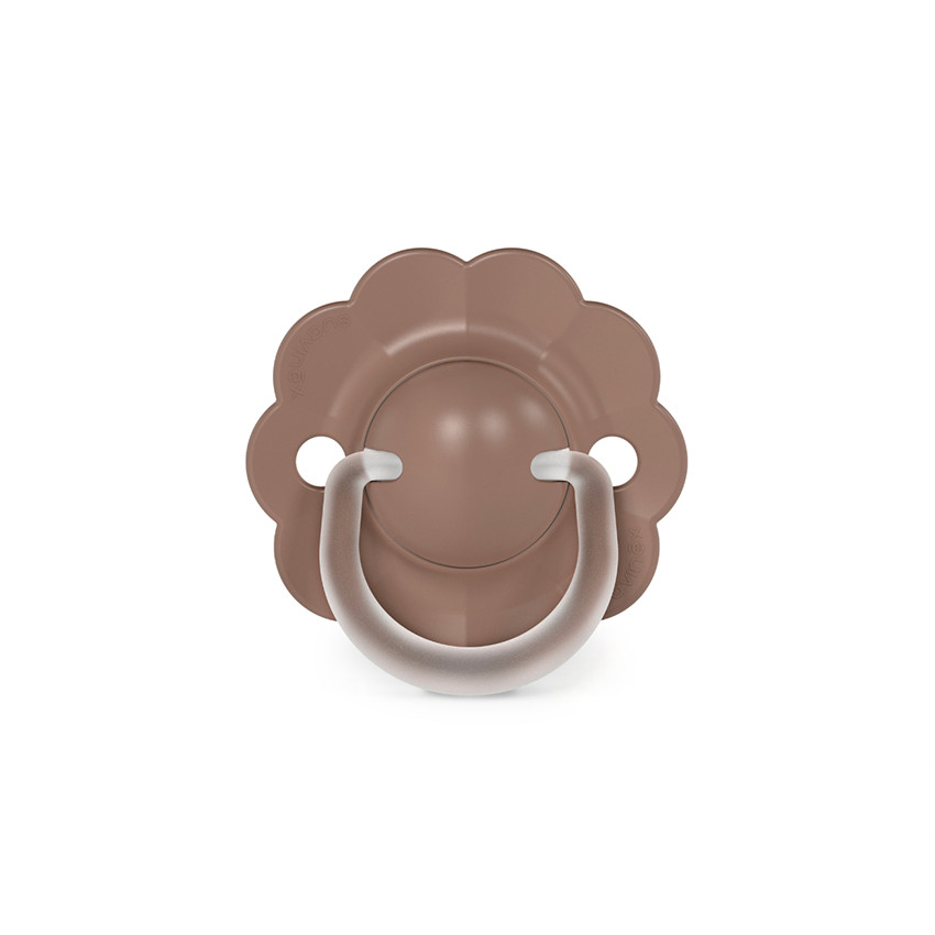 Sucette physiologique en silicone SX PRO Wonder 6-18M Marron