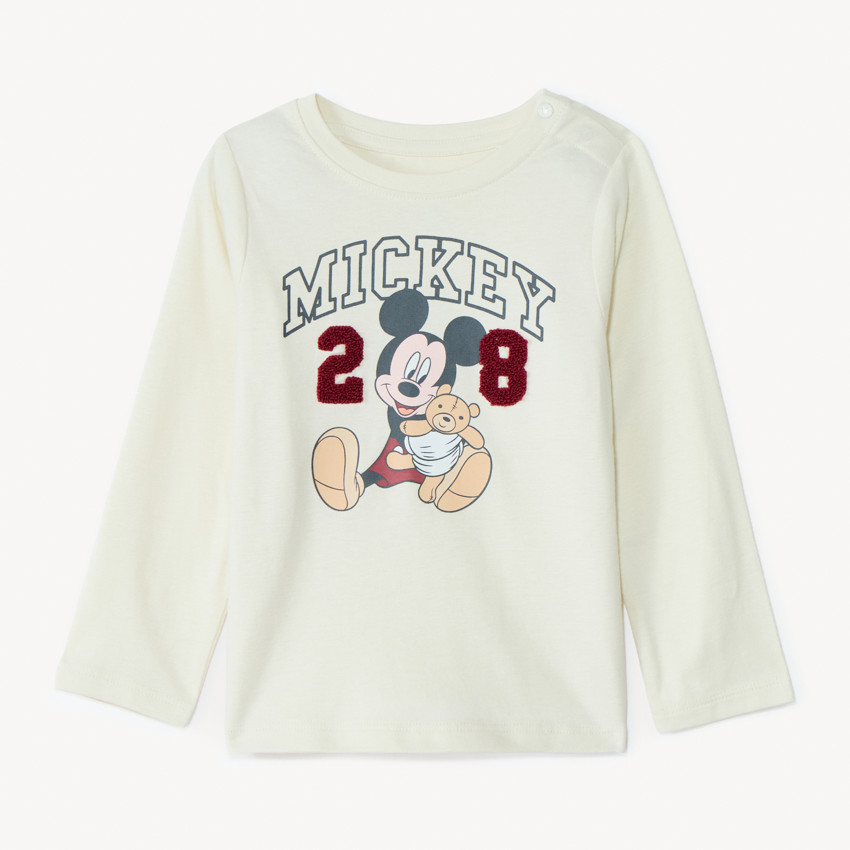 T-shirt manches longues Mickey Disney pour bébé garçon 