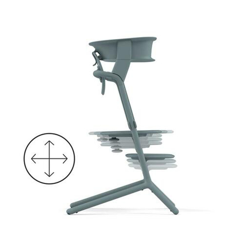 Set de Tour d'Apprentissage pour chaise haute Lemo 2 Stone Blue 