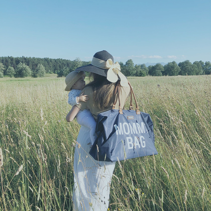 Sac à langer Mommy Bag 55 x 30 x 30 cm - Bleu marine  