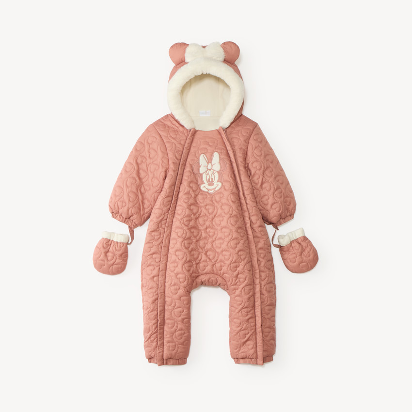 Combinaison pilote bébé Minnie matelassée à capuche