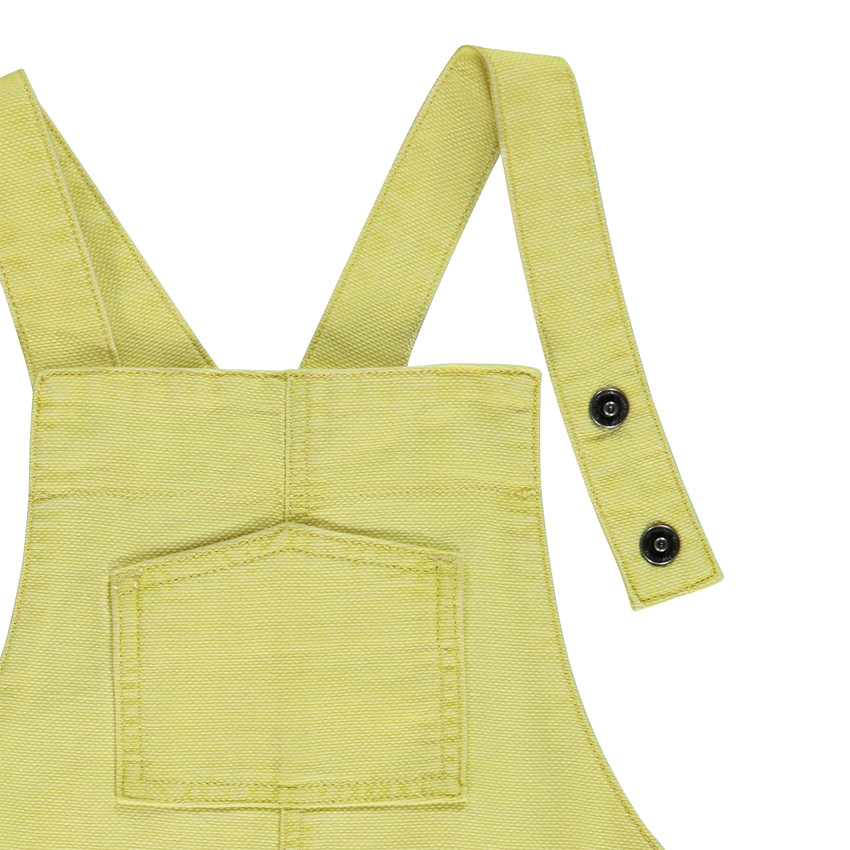 Salopette courte unie pour bébé garçon 