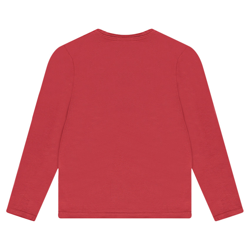 Tee-shirt manches longues en jersey avec aigle printé 