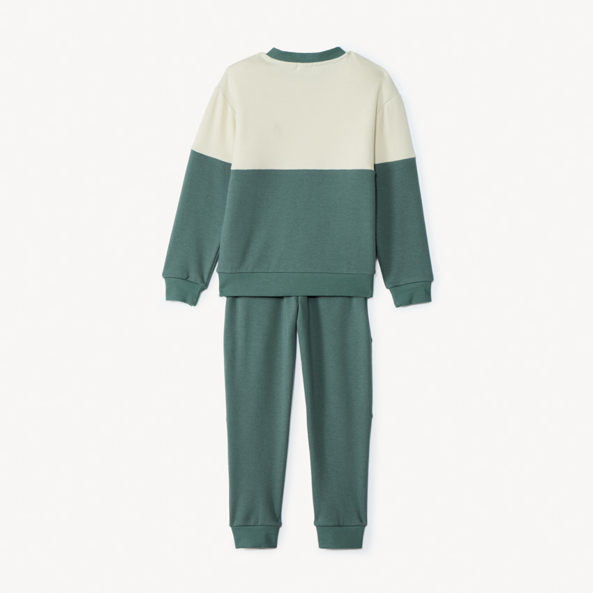 Ensemble sweat à broderie fantaisie et jogging pour garçon  