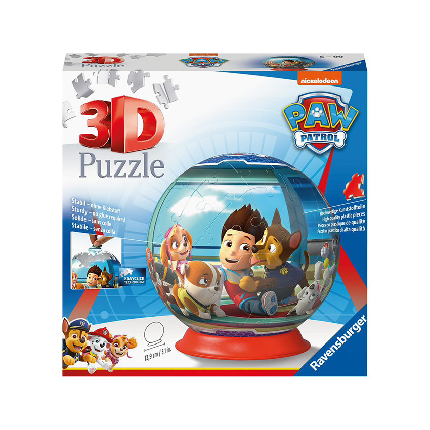 Puzzle 3D Ball 72 Pièces Pat'Patrouille 