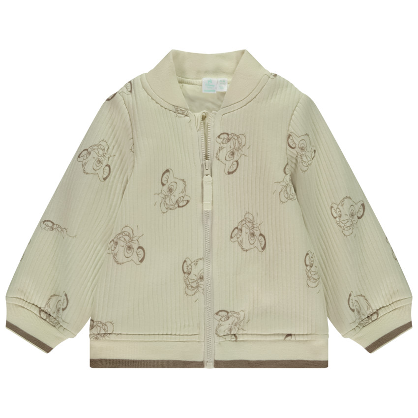 Gilet teddy matelassé imprimé Simba Disney pour bébé garçon 