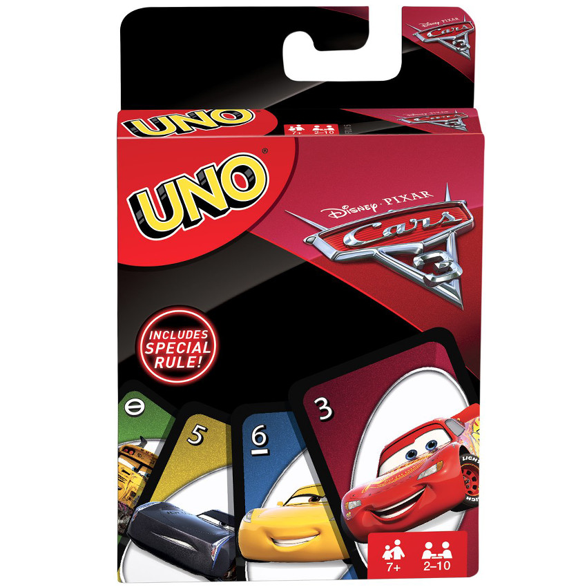 Jeu de société Uno - Edition Cars 3 