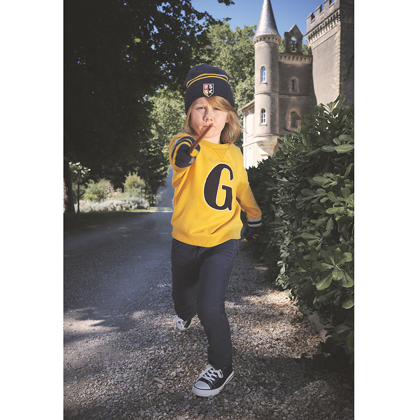 Bonnet en tricot à badge brodé Harry Potter 