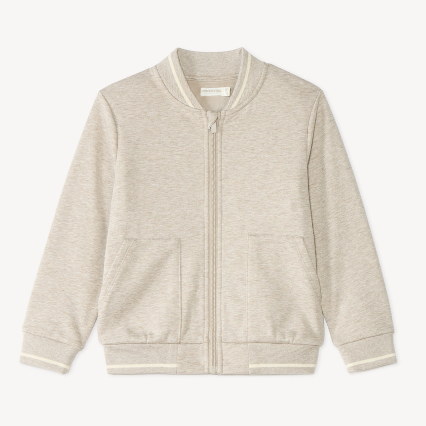 Gilet teddy garçon en molleton