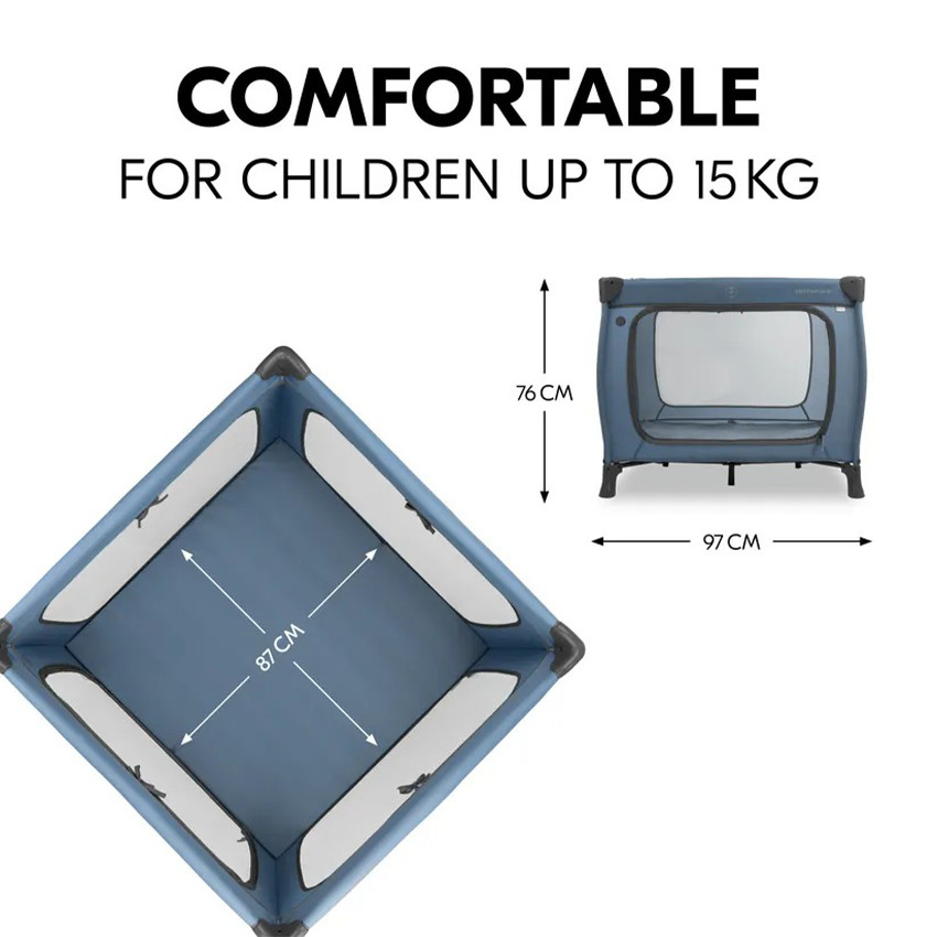Parc-lit de voyage + matelas Sleep N Play SQ Dark Blue 
