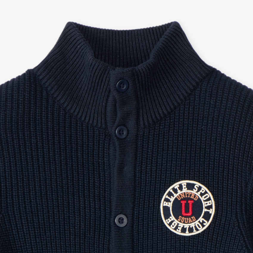 Gilet teddy en tricot garçon 