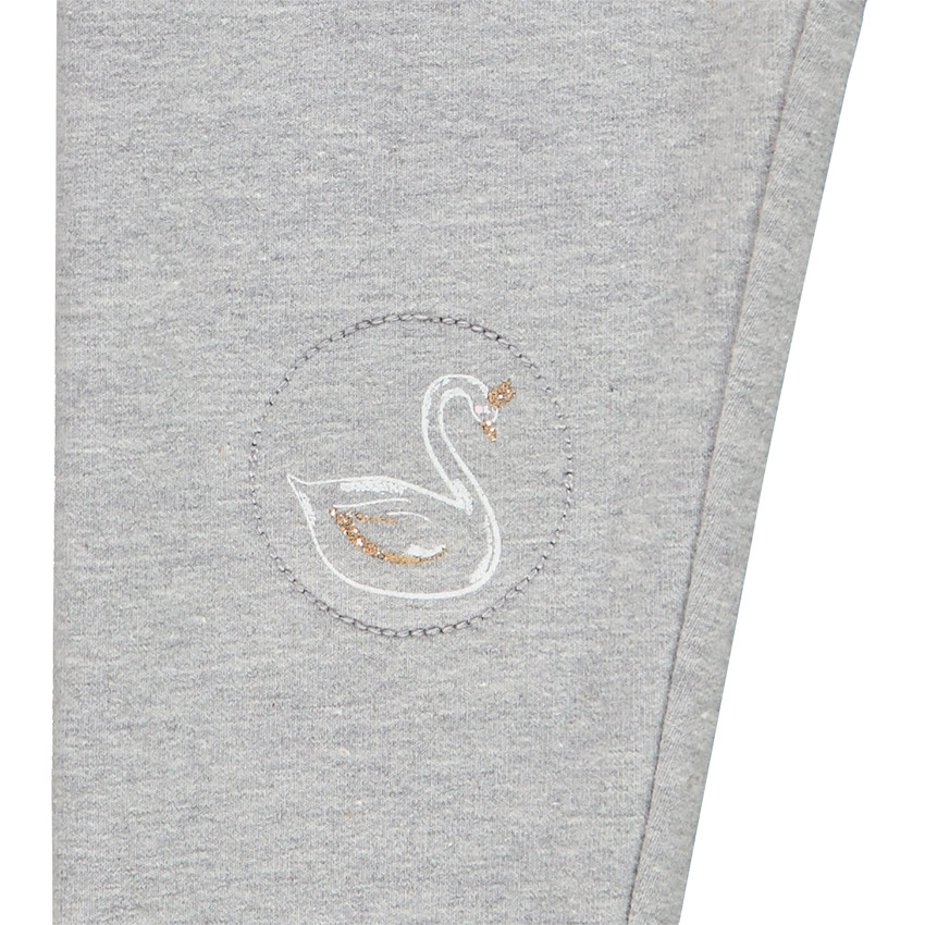 Ensemble tunique et legging motif cygne pour bébé fille 