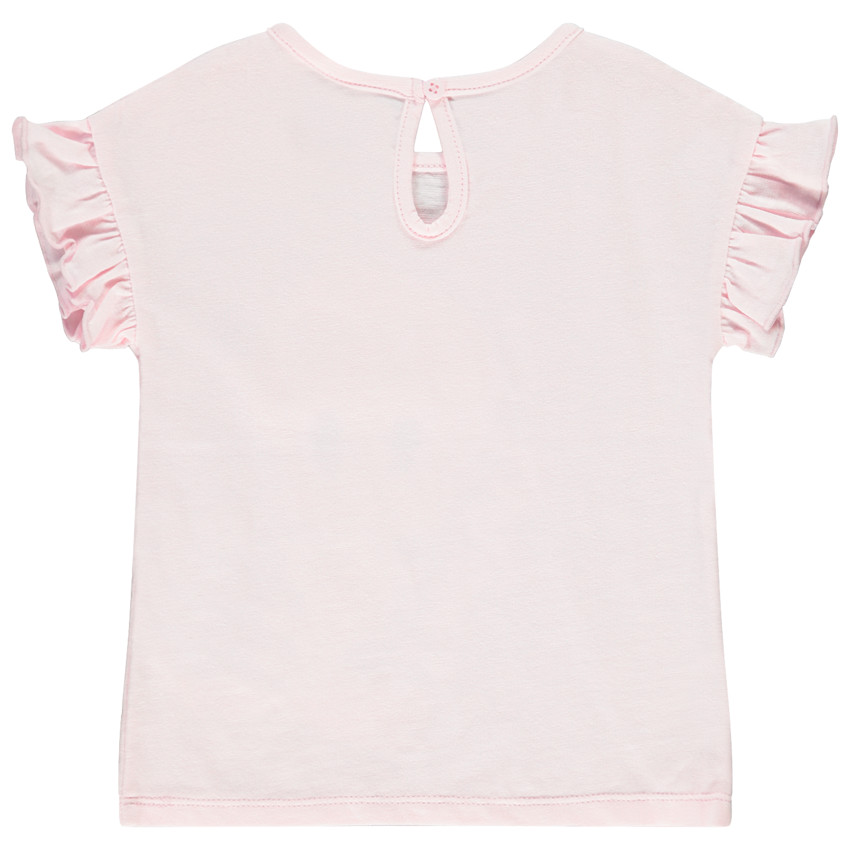 T-shirt manches courtes volantées print Titi pour bébé fille 