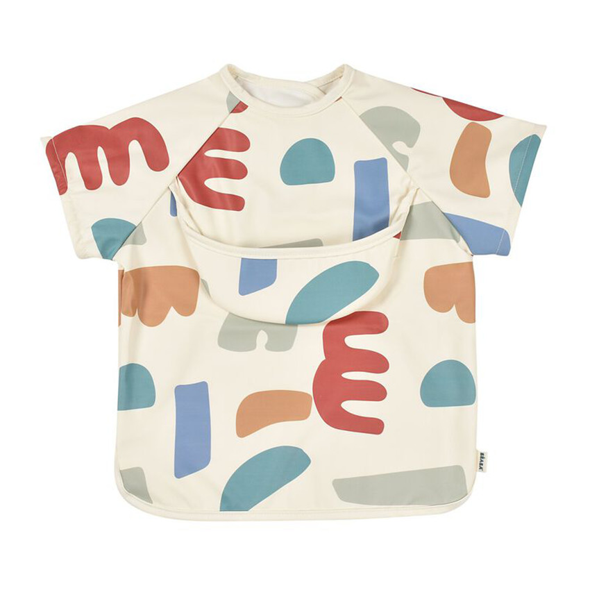 Bavoir tablier 2 en 1 avec manches amovibles Playful 