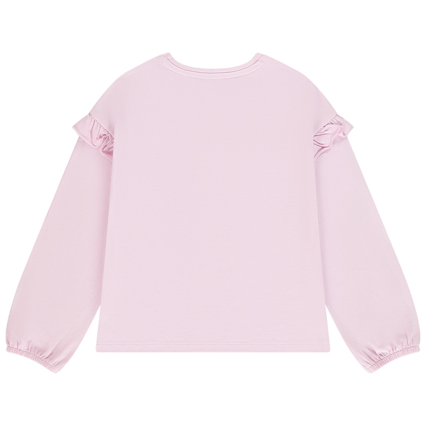 T-shirt manches longues fantaisie à sequins magiques pour fille 