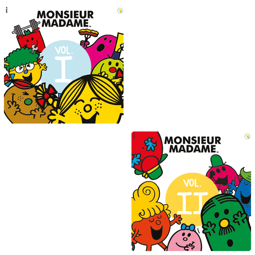 Coffret de 2 livres audio - Monsieur Madame 