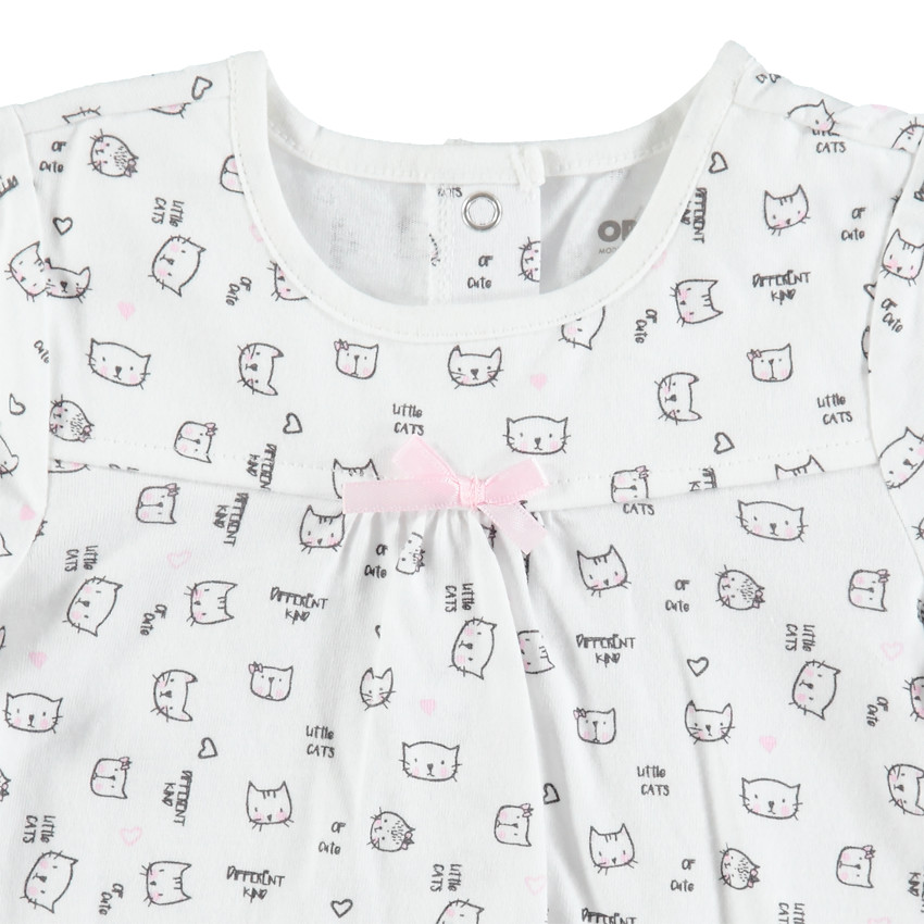 Ensemble avec tunique manches longues, gilet et caleçon 