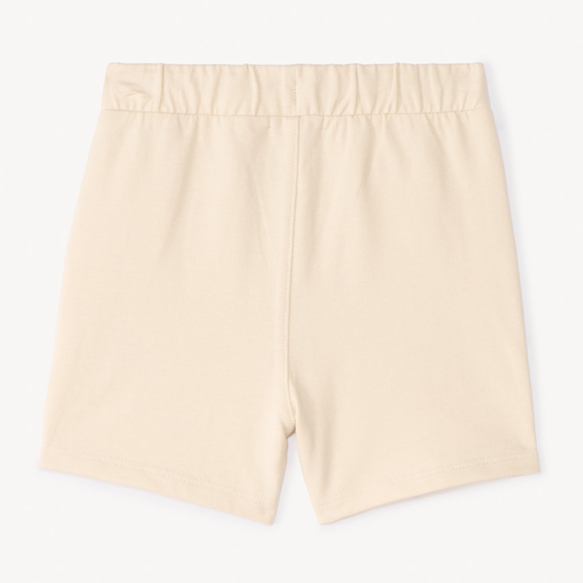 Bermuda en molleton uni pour bébé garçon 
