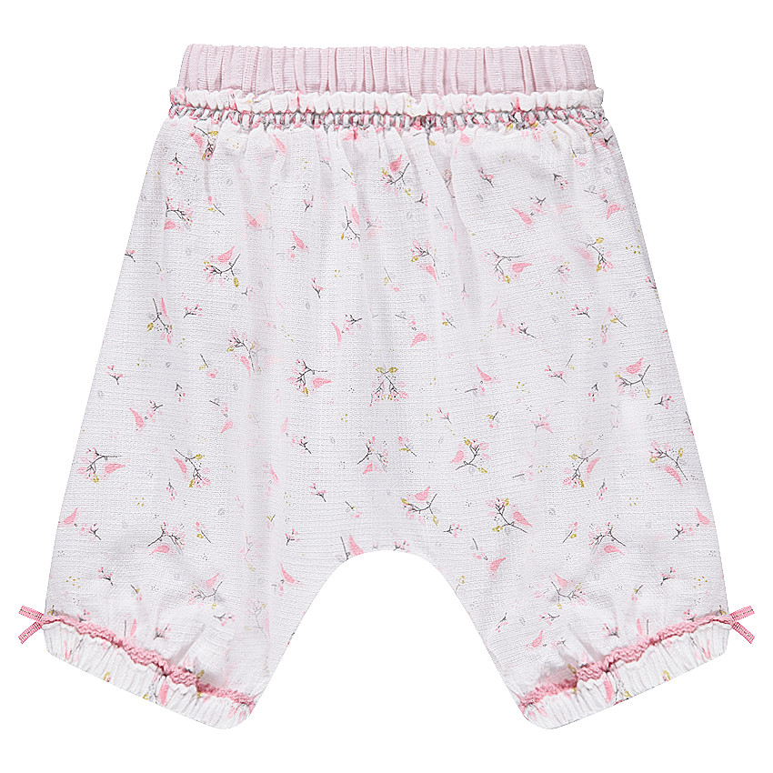 Pantacourt en voile de coton avec imprimé liberty 