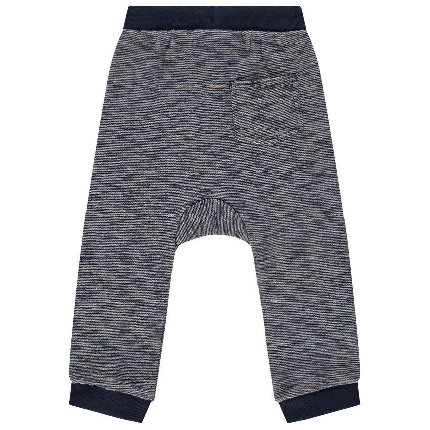 Pantalon de jogging en molleton twisté à poche kangourou 