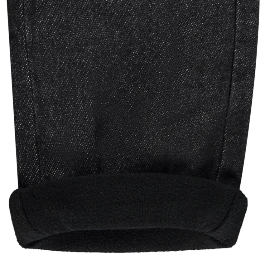 Jean droit doublé micropolaire pour garçon 