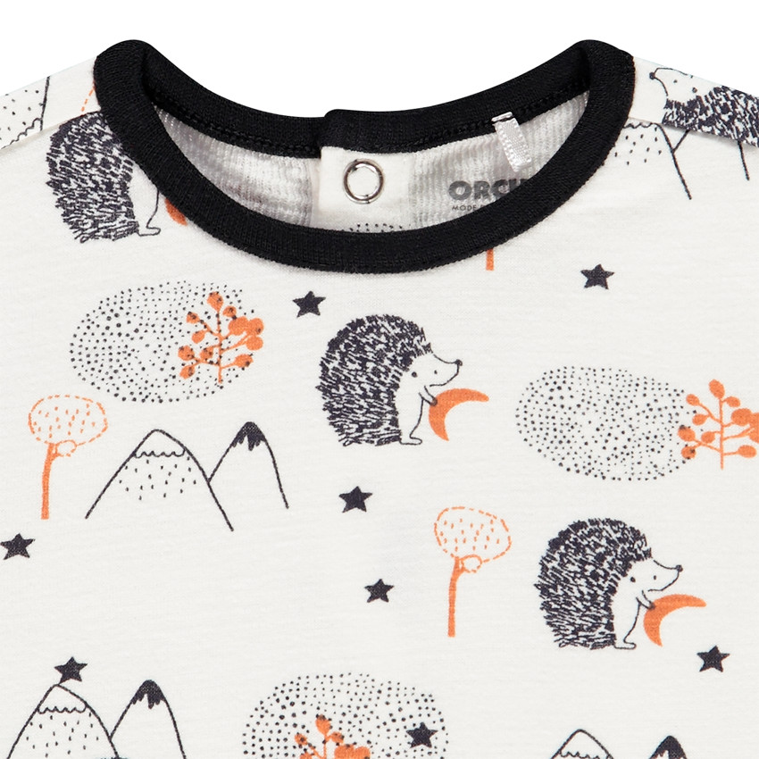 Ensemble avec salopette et t-shirt imprimé pour bébé garçon 