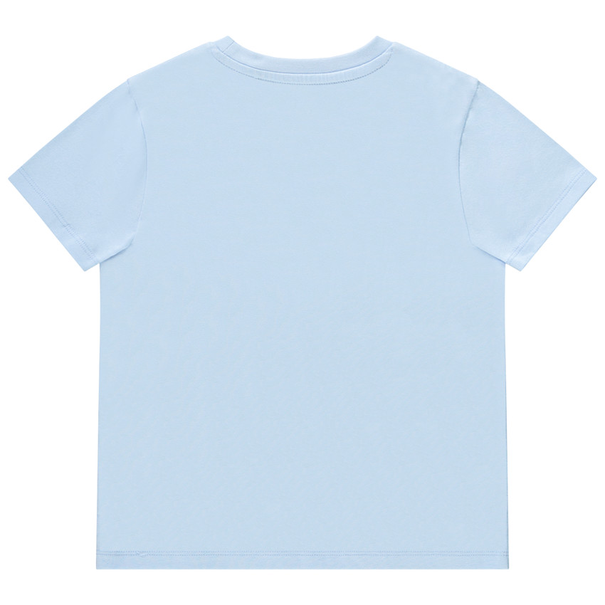 T-shirt manches courtes print en relief tuba pour garçon 