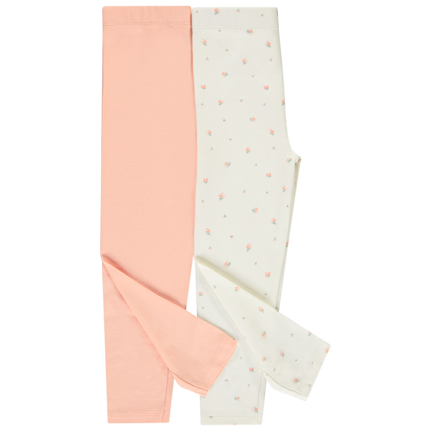Lot de 2 caleçons longs fantaisie pour bébé fille 