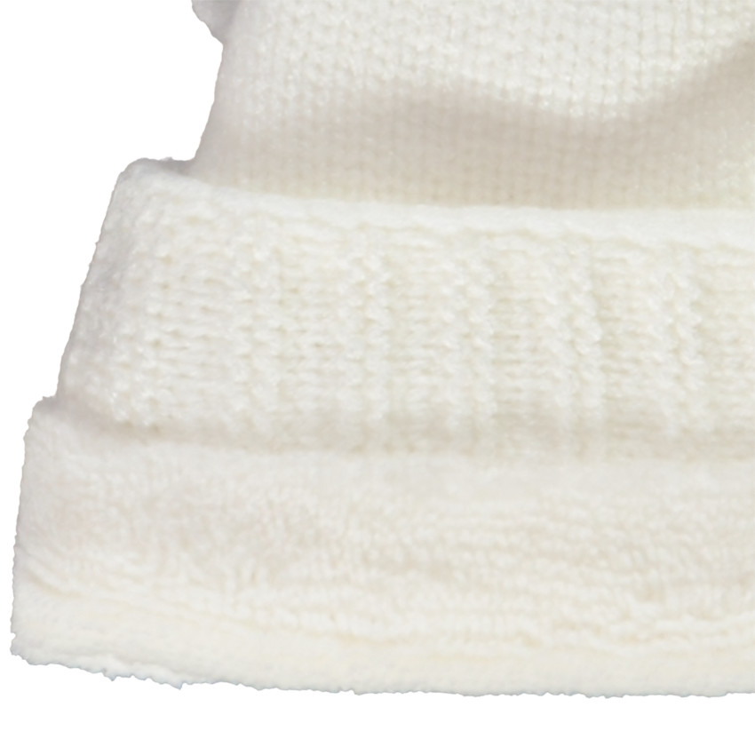 Bonnet en tricot avec pompon fantaisie pour bébé fille 