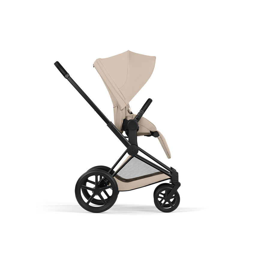 Poussette Duo Priam - Matt Black/Cozy Beige 