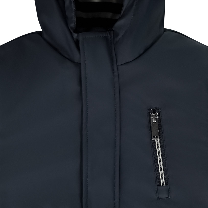 Parka gomme rembourrée esprit ciré pour garçon 