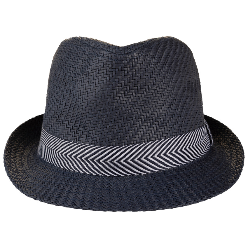 Borsalino tressé avec galon tissé pour garçon 