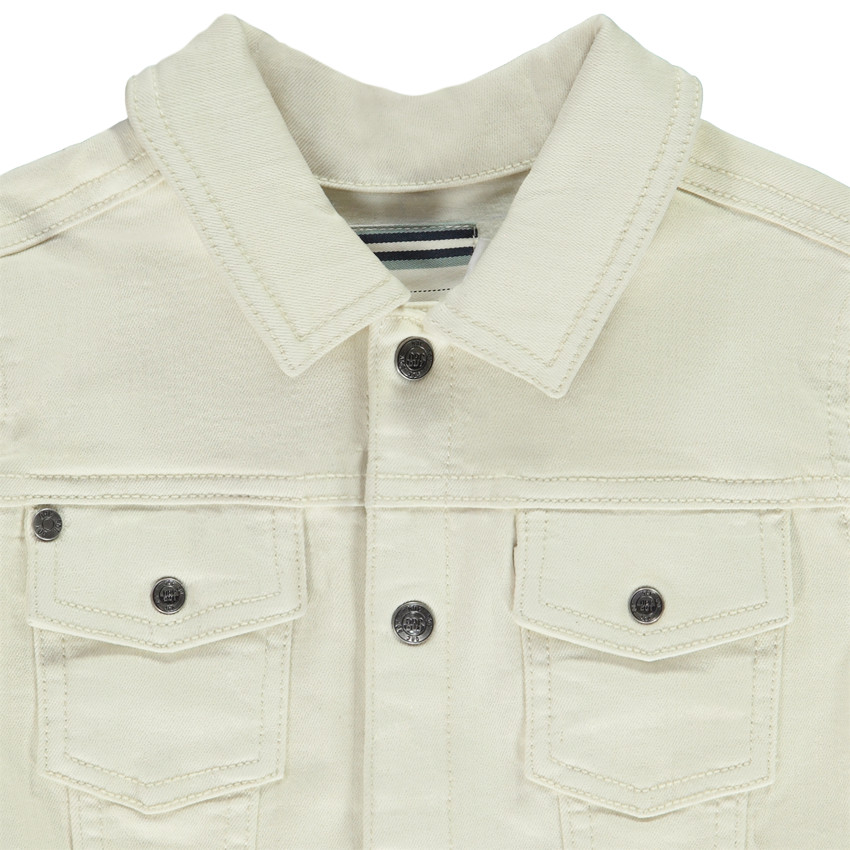 Veste en jean unie style worker pour bébé garçon 