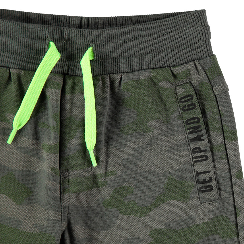 Pantalon de jogging en molleton à motif camouflage 