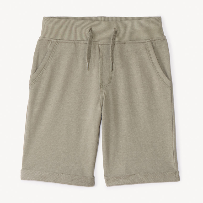 Bermuda en molleton uni pour garçon