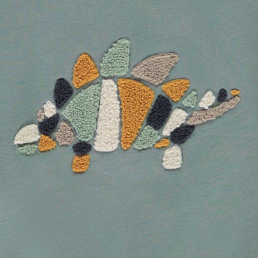 Sweat oversize à animal en bouclettes pour bébé garçon 