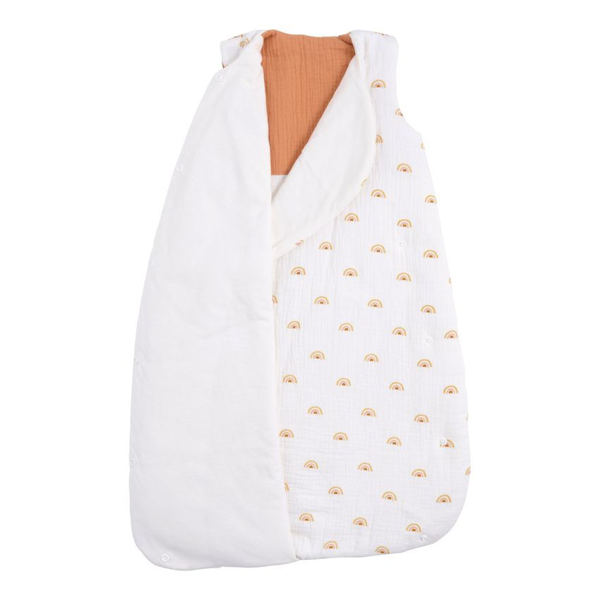 Gigoteuse 0-6M sans manches ouatinée et imprimée Sunlight - Écru 