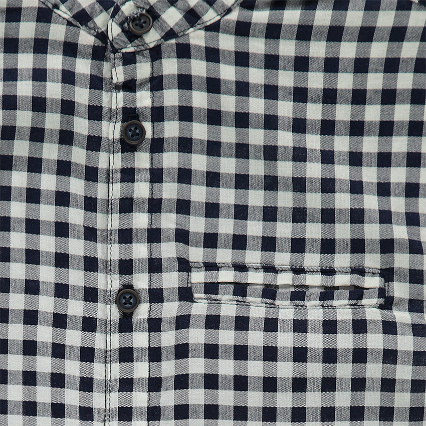 Junior - Chemise manches courtes en vichy 