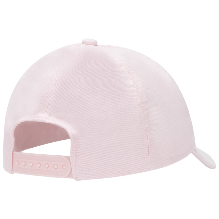 Casquette en denim à cœurs brodés pour fille 